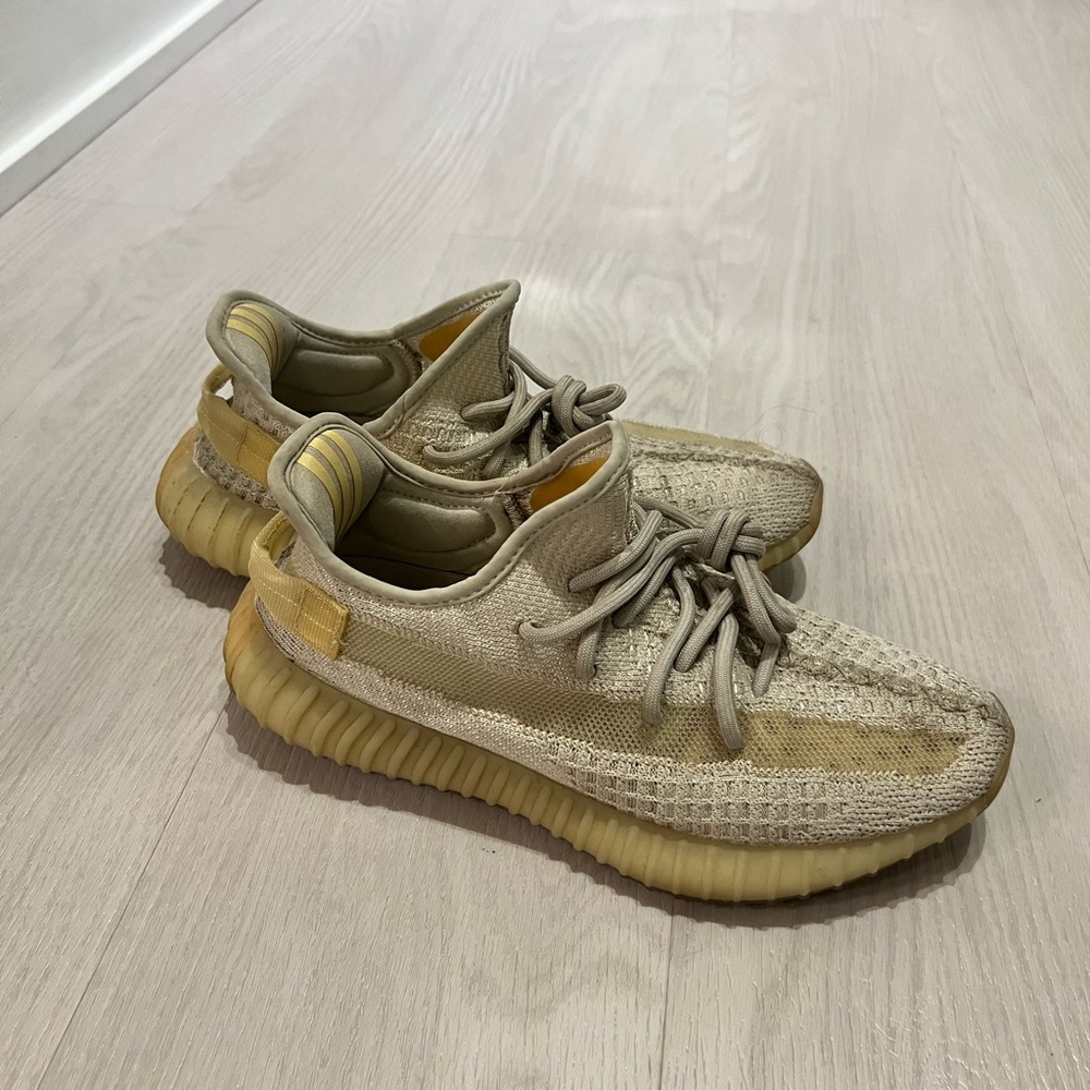 Yeezy Athletic Shoes in Beige and Yellow
